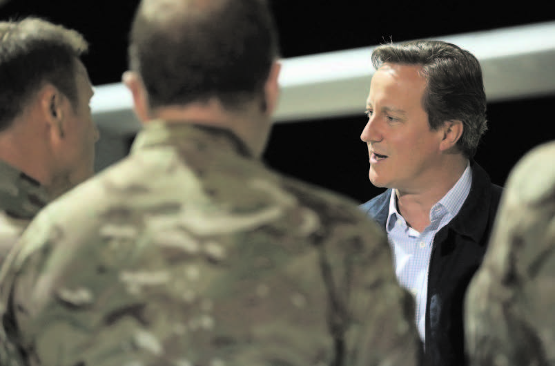 BRITAIN’S PRIME MINISTER ON SURPRISE VISIT TO AFGHANISTAN