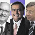 FOUR INDIANS FIGURE IN GLOBAL RICH