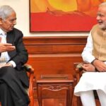 Mufti Mohammad Sayeed with Prime Minister Narendra Modi in New Delhi