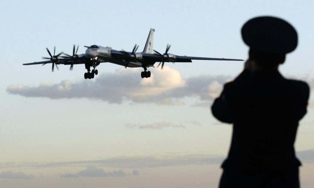 Russian bear bombers Photograph Sergei Karpukhin – Reuters