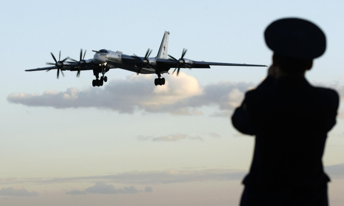 Russian bear bombers Photograph Sergei Karpukhin – Reuters