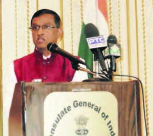 Ambassador Dnyaneshwar M. Mulay in his welcome note emphasized the need for empowering women
