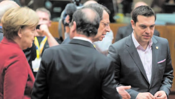 EU LEADERS DAMPEN GREEK HOPES
