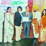 Mrs.Nasrin Ahmad, Town Clerk of Town of Hempstead presented a citation on behalf of Town Supervisor, Town of Hempstead to Padma Shri Dattatreyudu Nori