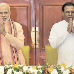 Prime Minister Narendra Modi with Sri Lankan President Maithripala Sirisena during an agreement signing ceremony in Colombo.