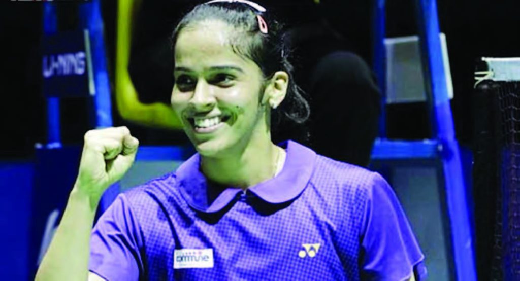Saina Nehwal rises