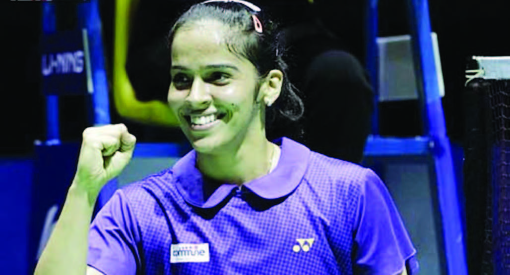 Saina Nehwal rises