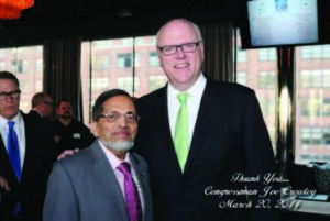 Shakir with Congressman Joseph Crowley