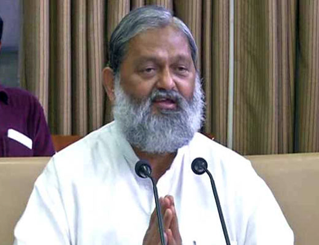 sports minister Anil Vij