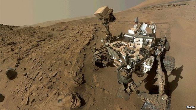 Liquid on Mars