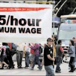 NY protesters for minimum wage of $15