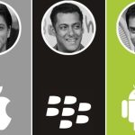 SRK with Apple | Salman with Blackberry | Aamir with Android