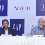 1483_Sanjay Lalbhai, CMD, Arvind Ltd. (on right) & J. Suresh, MD & CEO, Arvind Lifestyle Brands Ltd at a press conference to announce tie-up with GAP