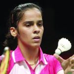 Defending champion Saina Nehwal