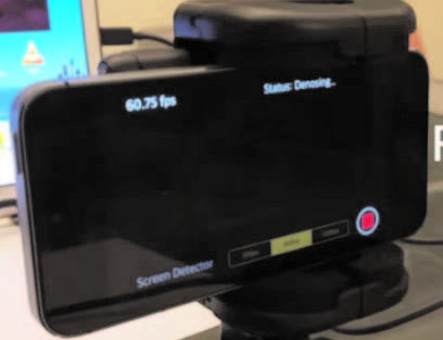 FIRST HIDDEN, REAL-TIME, SCREEN-CAMERA