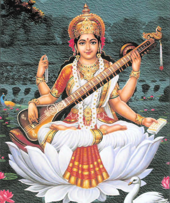 SARASWATI- GODDESS OF KNOWLEDGE