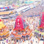 Shri Jagannath Rath Yatra at Puri where devotees gather by the millions