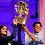 Vanya Shivashankar and Gokul Venkatachalam co-winners of the National Spelling Bee 2015.
