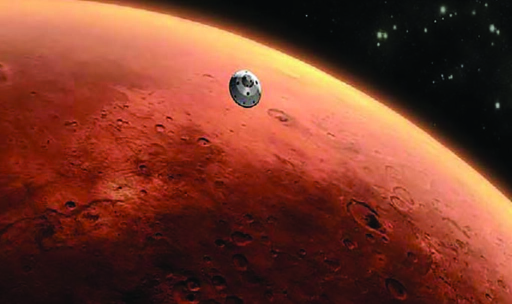 GLASS FOUND ON MARS
