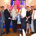 Honorees with Friends of Good Health Chairman Bobby Kumar and community leaders