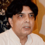 Interior minister Chaudhry Nisar Ali Khan