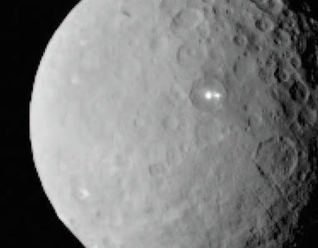 MYSTERIOUS BRIGHT SPOTS ON CERES