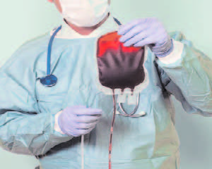 Artificial blood transfusion
