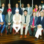 Former President of the Punjab Pradesh Congress Committee H.S. Hanspal who was in New York on a personal visit, met with INOC, USA members who had invited him over to a dinner meeting in Long Island, June 27.