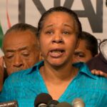 Eric Garner's widow, Esaw Garner, speaks during a press conference, Dec. 3, 2014, in New York City in response to the grand jury decision not to indict the NYPD officer responsible for the choke hold death of Eric Garner back in July. (File photo)