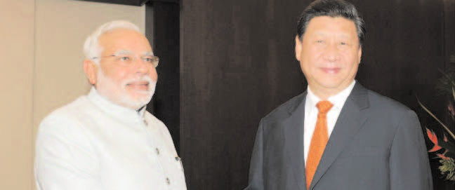 India’s Prime Minister Narendra Modi and China’s President Xi Jin Ping