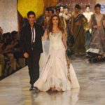 Aishwarya with Manish on the ramp.