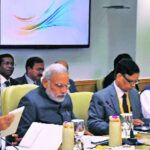 Testing time ahead. Prime Minister Narendra Modi at NITI Aayog meeting in New Delhi, July 15