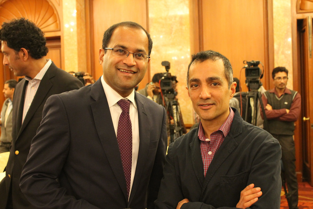 Dr. Bharath Gopalaswamy, Acting Director, South Asia Center with Dr. Gaurav Kampani, Fellow, South Asia Center - Photo Coutersy - Atlantic Council Website