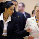 Hillary Clinton with Huma Abedin