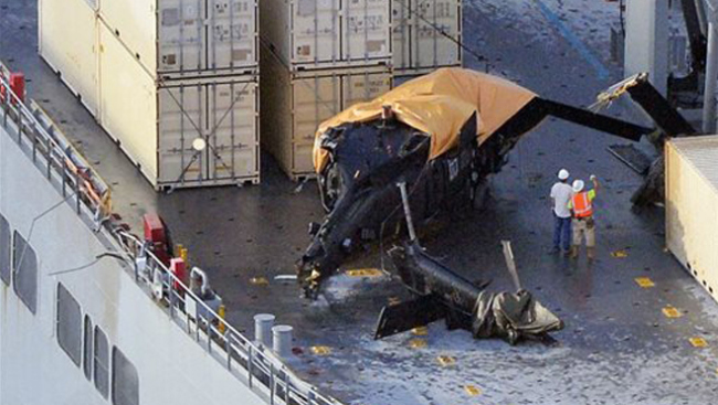 US ARMY HELICOPTER CRASHES IN SOUTHERN JAPAN 7 INJURED