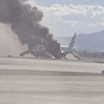BA jet catches fire