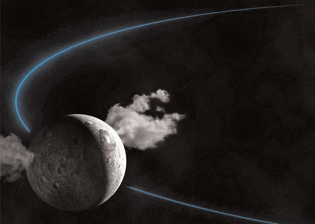 NASA PROBE REVEALS DWARF PLANET