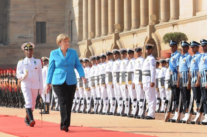 Angela Merkel in India