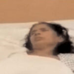 A TV grab showing Kashturi Munirathinam.