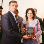 MOIA Fellow Renee Mehrra, a broadcast journalist and community activist. "The fellowship gave me rare insights and strategic tools to overcome barriers to progress and advancement, including internalized oppression, discrimination and racism, so we can become catalysts for change and heal, transform and empower ourselves and our communities." Consul General of India Ambassador Dnyaneshwar Mulay honoring Renee Mehrra on behalf of The Indian Panorama (File photo)