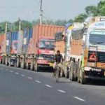 Nepal Crisis Deepens - Indian trucks carrying goods to Nepal stranded near India-Nepal border