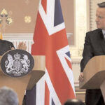 Indian Prime Minister Narendra Modi and British Prime Minister David Cameron at a joint press conference in London on Nov. 12, 2015.