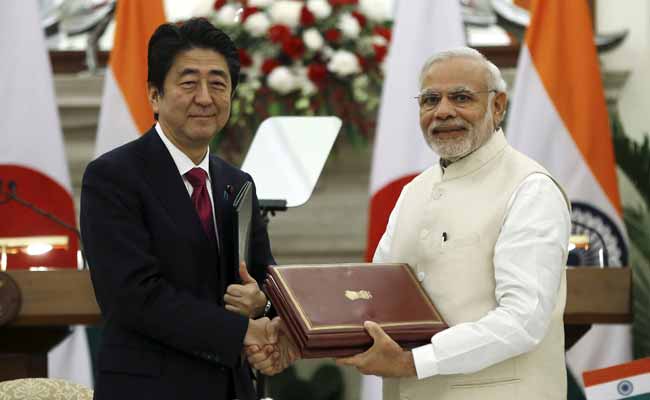 Modi and PM Abe