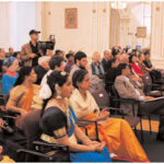 A view of the appreciative gathering