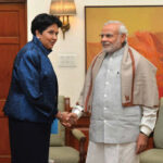 PepsiCo Chairperson Indra Nooyi with PM Modi in New Delhi, December 10.