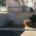 The Gurdwara Singh Sabha, a Sikh house of worship in Buena Park was vandalized. (Courtesy of the Sikh Coalition)