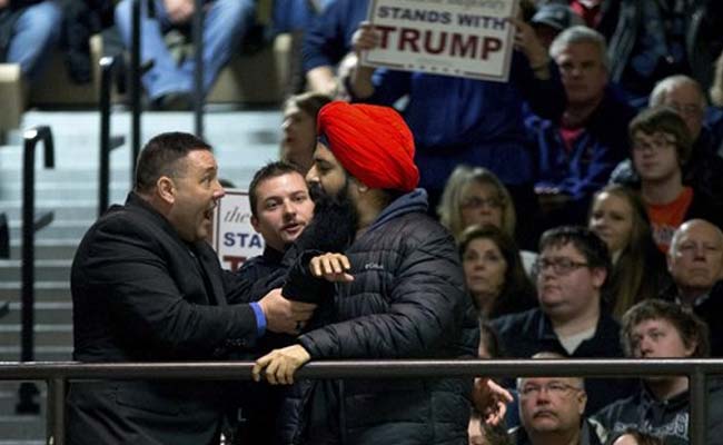 Arish Singh, a former editor of a local newspaper ‘Little Village’, was thrown out of a Trump rally in Iowa.