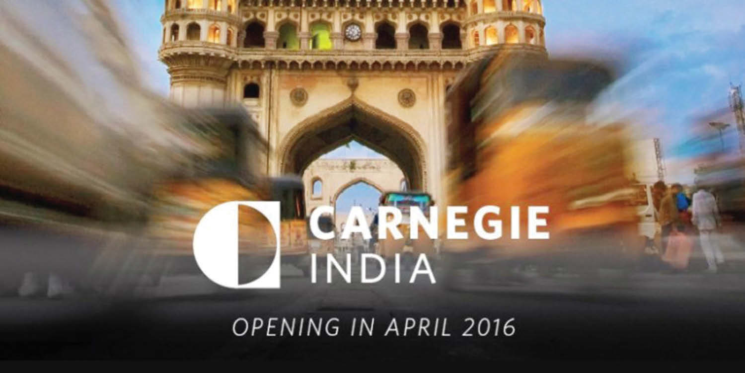Carnegie to launch its Indian center