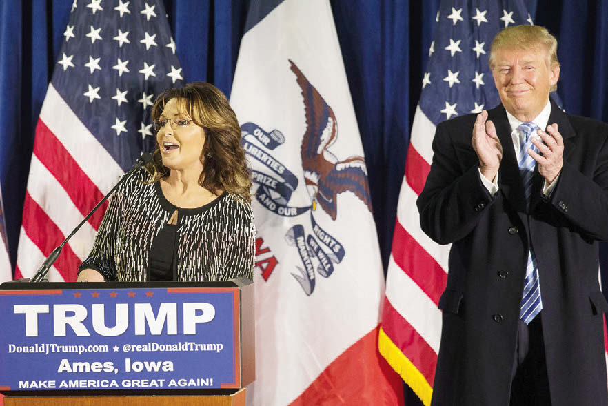 Sarah Palin endorses Donald