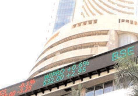 Sensex down